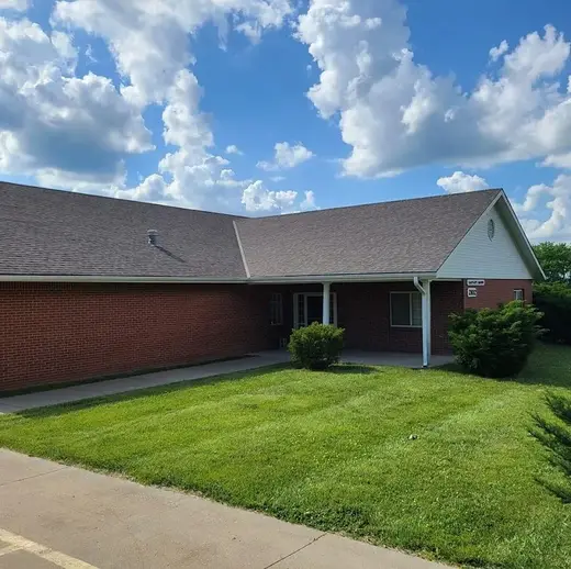 Exterior view of Kansas detox center — grass